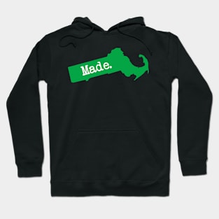 Massachusetts Made MA Green Hoodie